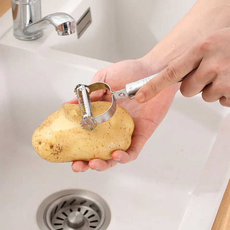 Hochwertige Edelstahl Kartoffel Gurke Karotte Reibe Julienne Schäler Gemüse Obst Schäler Gemüse Slicer