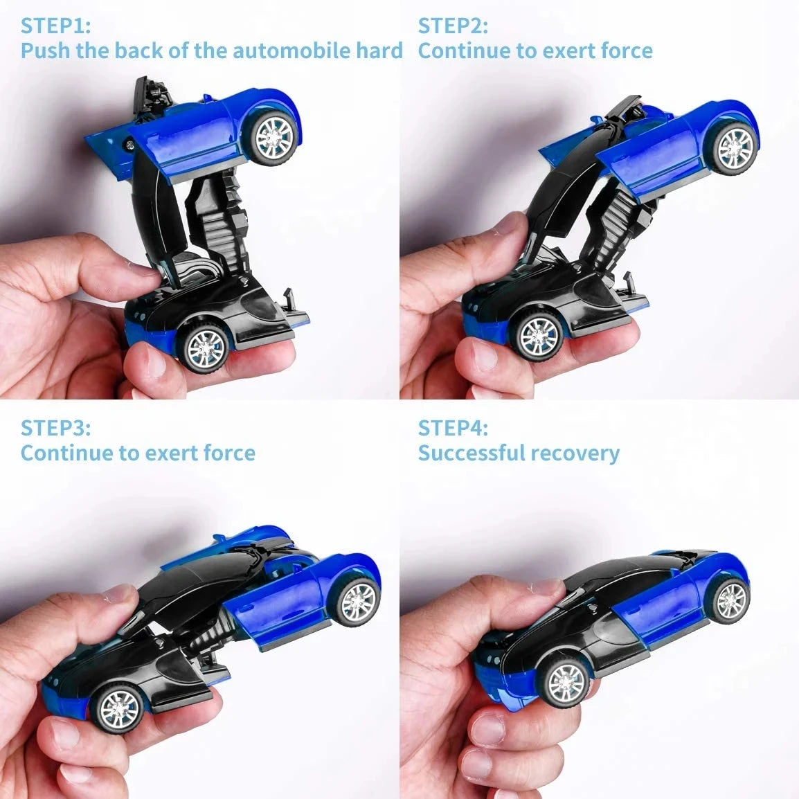 Transforming Robot Car Toy without Battery