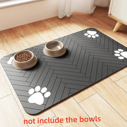 Wasserdichte Futterunterlage für Hunde & Katzen (absorbierend)