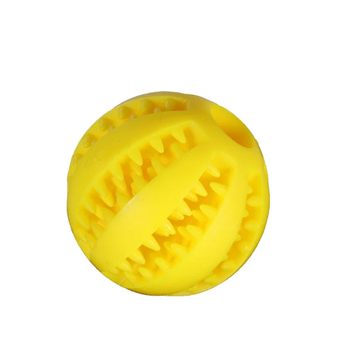 Naturgummi Hundespielball zur Zahnpflege