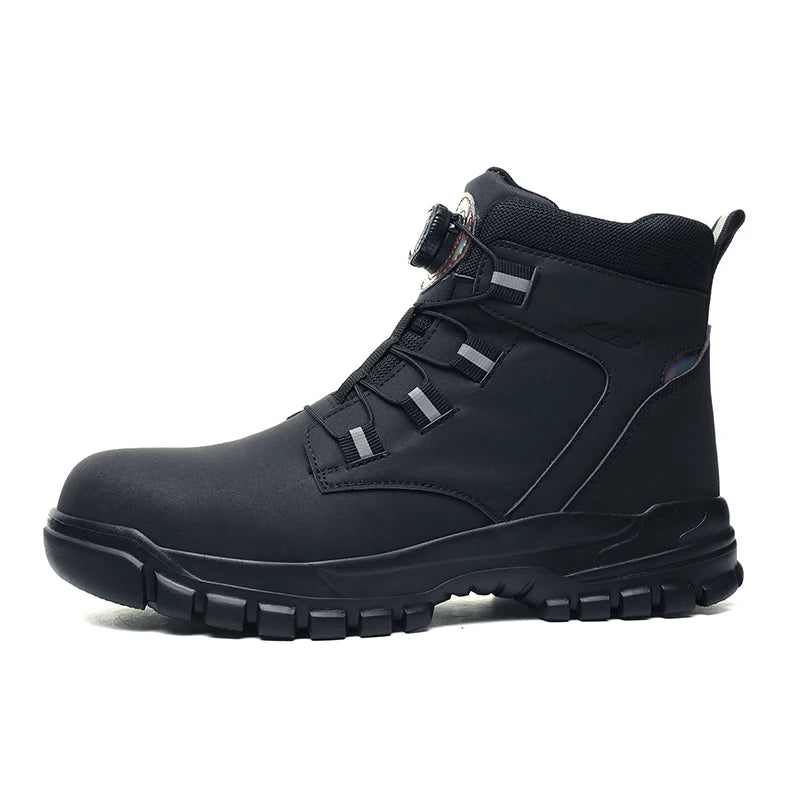 Wasserdichte Sicherheitsstiefel mit Stahlkappe für Herren Größen 41 bis 46