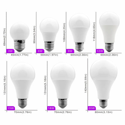 E27 E14 Led-Birne 20 W 18 W 15 W 12 W 9 W 6 W 3 W Lampada Led-Licht AC 220 V-240 V Bombilla Strahler Beleuchtung Kalt-/Warmweiß-Lampe