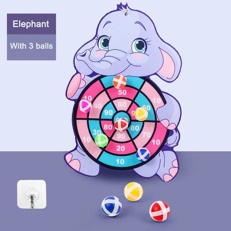 Lernspiele Dartscheibe Kinderspielzeug Stickey Ball Dart Indoor Sports Kind Montessori Spiele Für Kinder Geschenke Babyspielzeug
