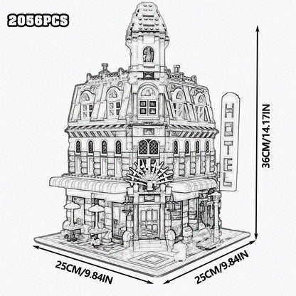 Build Your Dream City with the Street View City Building Blocks – Creative MOC Kits for Bank, Café Corner, Downtown Diner, and More!