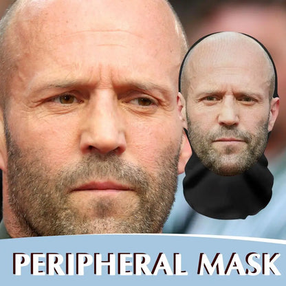 3Dpattern Mesh Gesichtsmaske Kopfbedeckung Party Cosplay Requisiten Lustiges Gesicht Bedrucktes Kopftuch Berühmte Person Eisseide Sonnencreme Kopfmaske