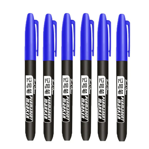 Permanent Marker Set Wasserdicht – 6 Stück