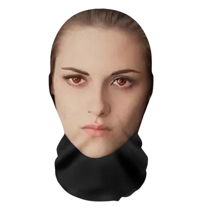3Dpattern Mesh Gesichtsmaske Kopfbedeckung Party Cosplay Requisiten Lustiges Gesicht Bedrucktes Kopftuch Berühmte Person Eisseide Sonnencreme Kopfmaske