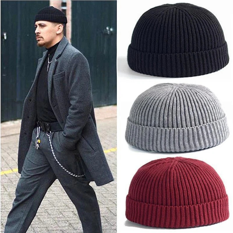 Knitted wool hat – unisex beanie 