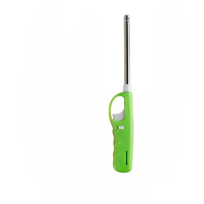 Elegantes Metall-Sturmfeuerzeug mit offener Flamme – für Küche, BBQ & Outdoor