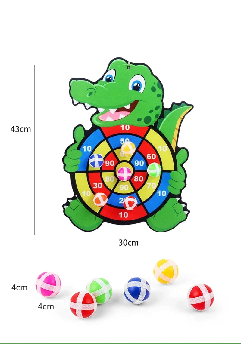 Lernspiele Dartscheibe Kinderspielzeug Stickey Ball Dart Indoor Sports Kind Montessori Spiele Für Kinder Geschenke Babyspielzeug