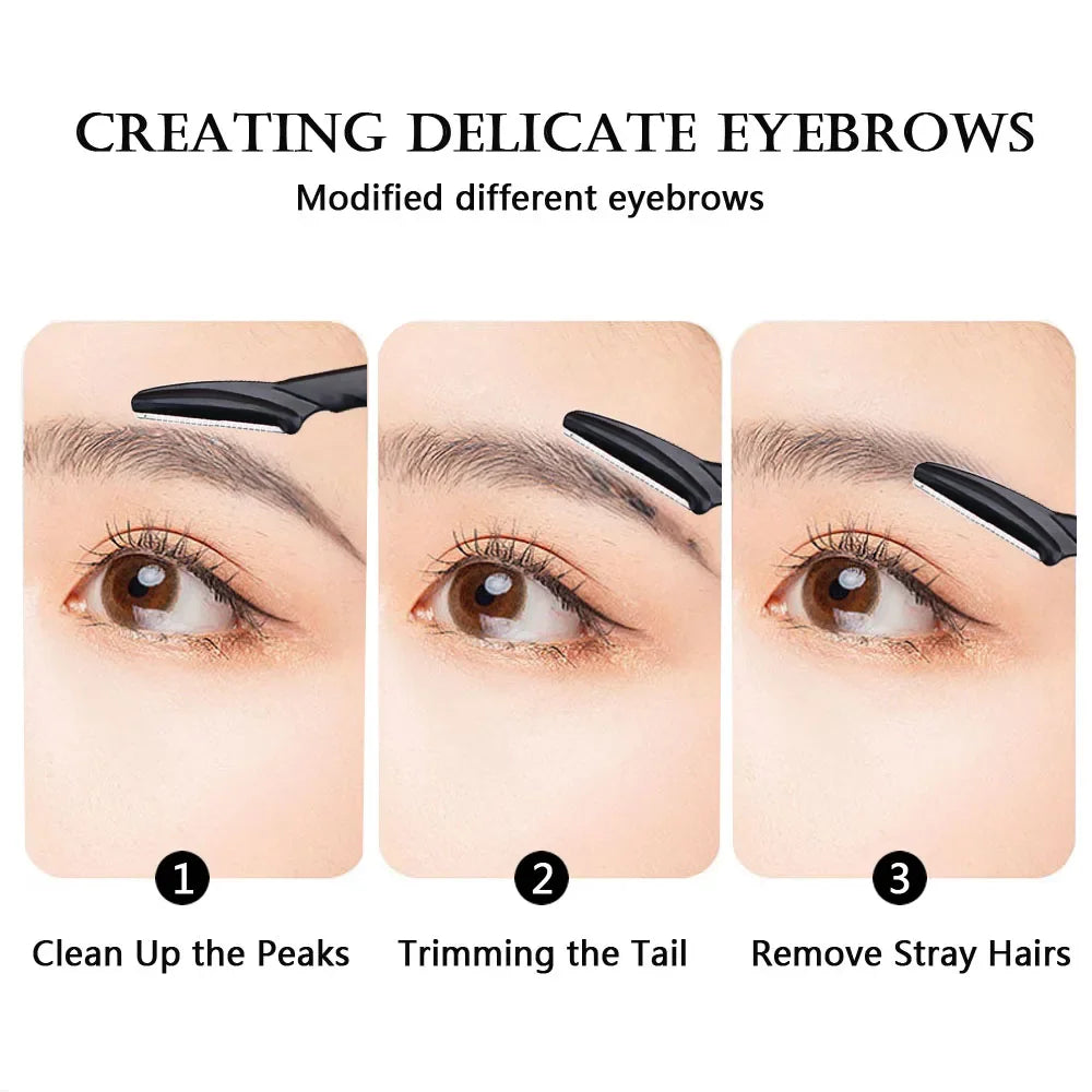 Eyebrow trimmer blade set 