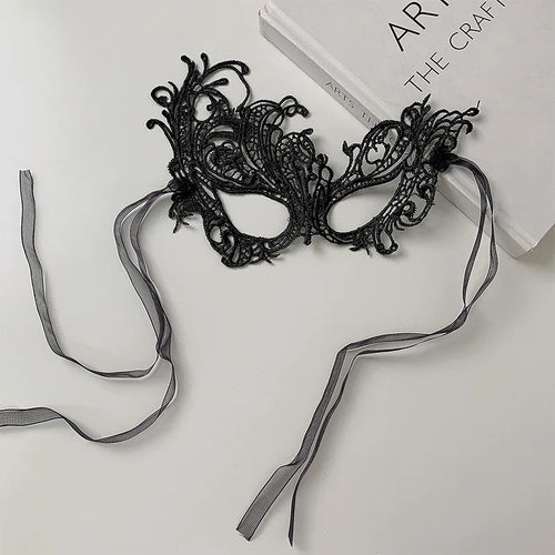 Verstellbare Katzenmaske aus Leder für Cosplay