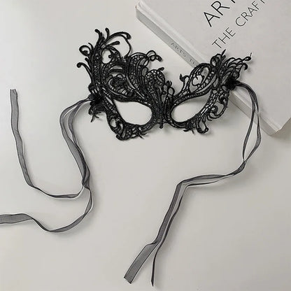 Verstellbare Katzenmaske aus Leder für Cosplay