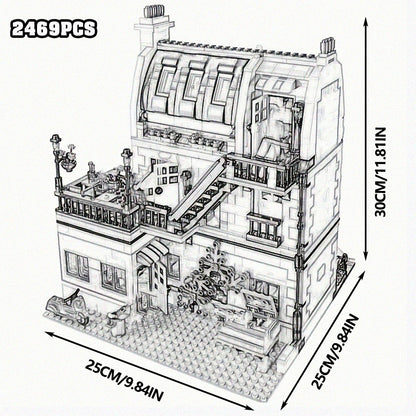 Build Your Dream City with the Street View City Building Blocks – Creative MOC Kits for Bank, Café Corner, Downtown Diner, and More!