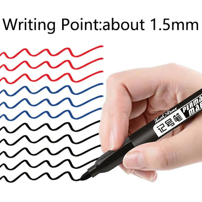 Permanent Marker Set Wasserdicht – 6 Stück