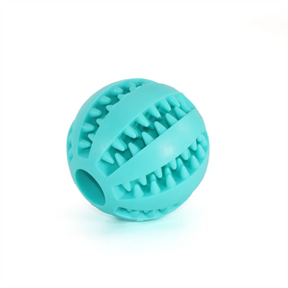 Naturgummi Hundespielball zur Zahnpflege