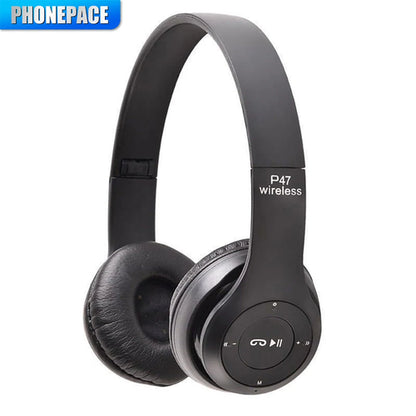 P47 Bluetooth 5.0 Faltbarer Wireless Kopfhörer mit Mikrofon