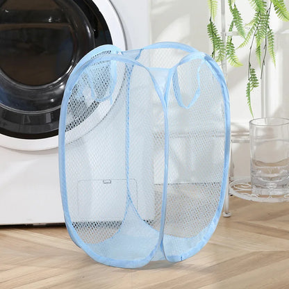 Faltbarer Wäschekorb aus Mesh – Minimalistisches Design