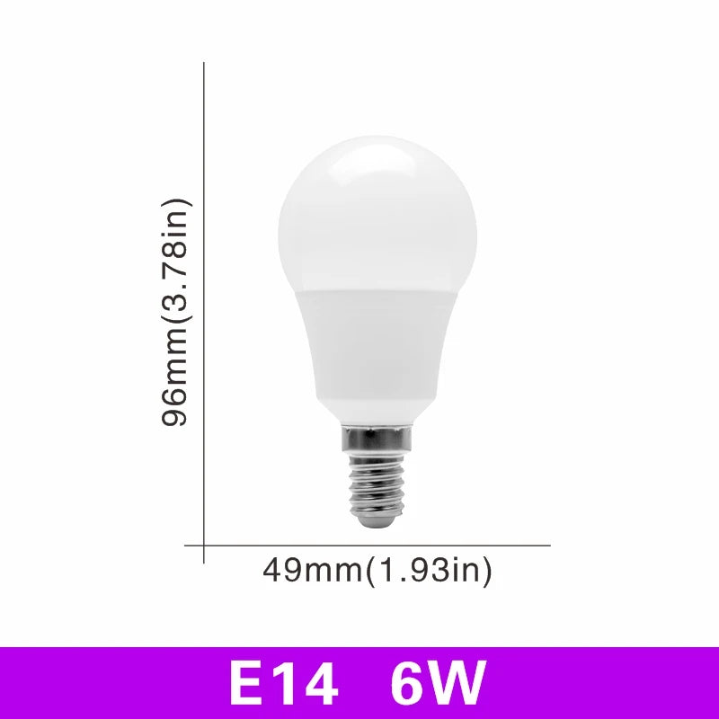 E27 E14 Led-Birne 20 W 18 W 15 W 12 W 9 W 6 W 3 W Lampada Led-Licht AC 220 V-240 V Bombilla Strahler Beleuchtung Kalt-/Warmweiß-Lampe