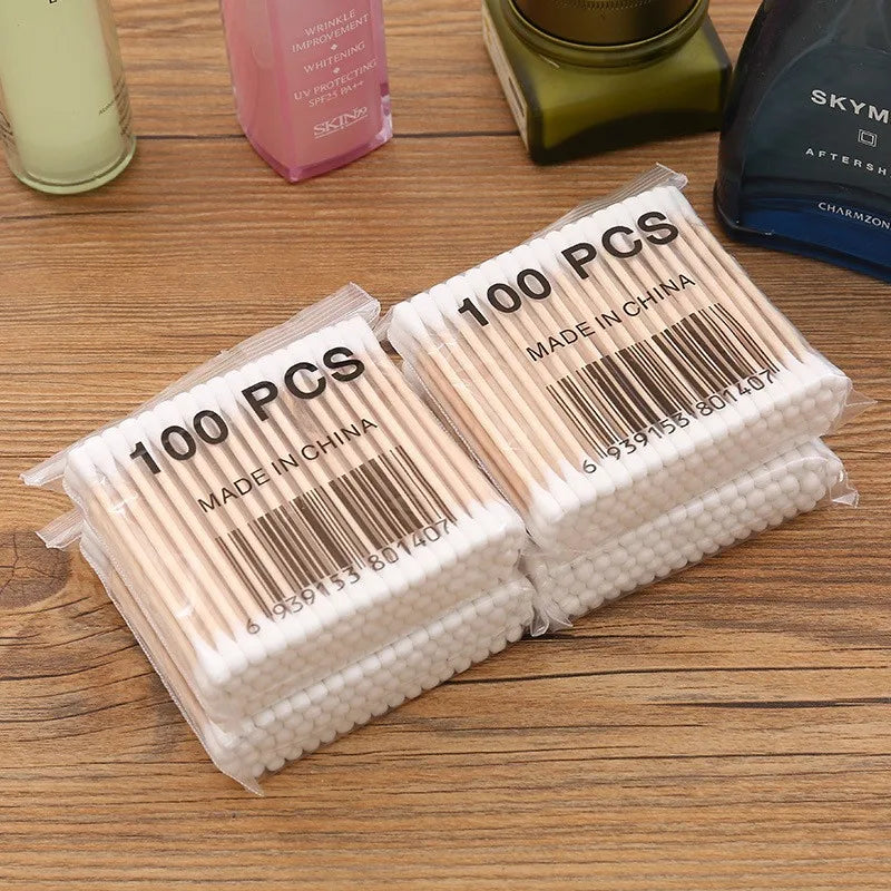 Wattestäbchen Swabs Set – Biologisch abbaubar &; perfekt für Beauty &amp; Präzisionsanwendungen