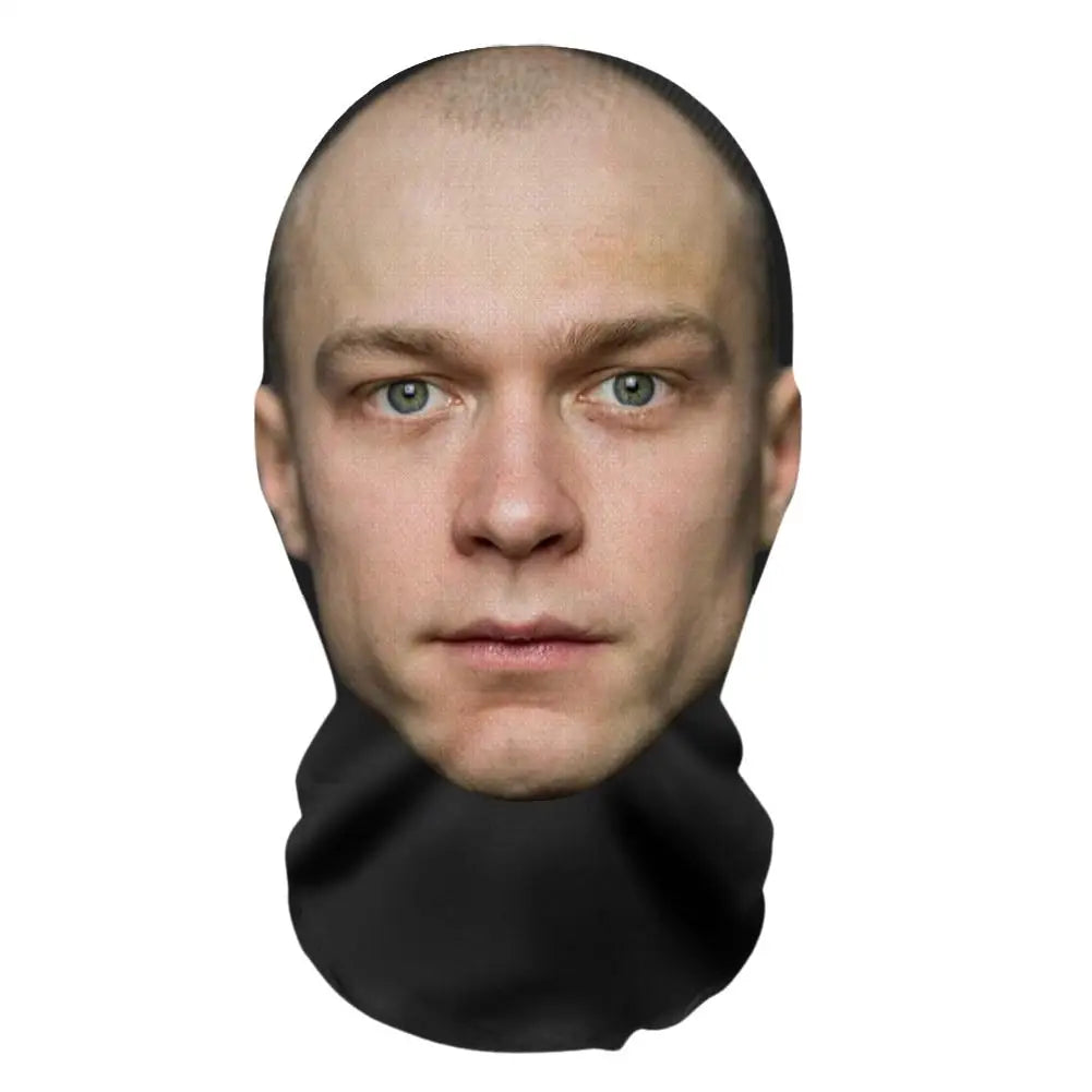 3Dpattern Mesh Gesichtsmaske Kopfbedeckung Party Cosplay Requisiten Lustiges Gesicht Bedrucktes Kopftuch Berühmte Person Eisseide Sonnencreme Kopfmaske