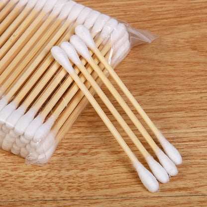 Wattestäbchen Swabs Set – Biologisch abbaubar &; perfekt für Beauty &amp; Präzisionsanwendungen