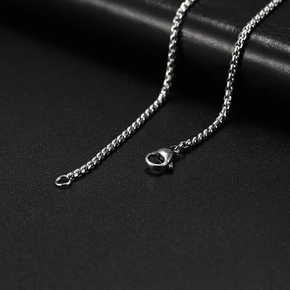 3Mm-10Mm Cuban Chain Stainless Steel Necklaces for Men Male Chains Figaro Box Chain Choker Punk Jewelry 45Cm 50Cm 60Cm