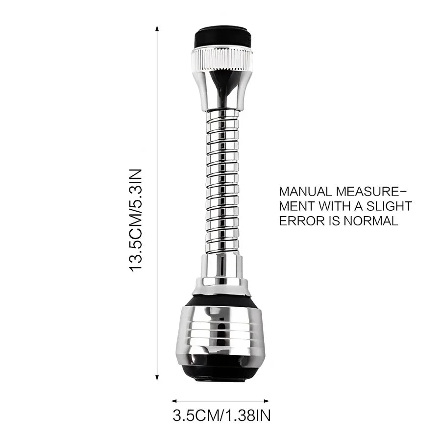 360 degree faucet spray head 