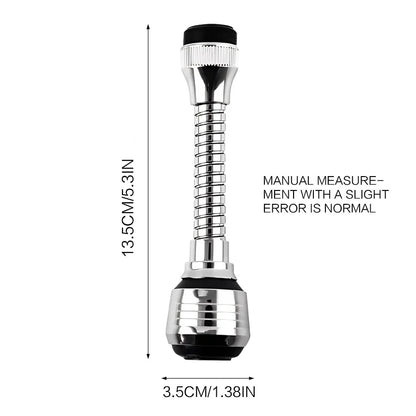 360 degree faucet spray head 