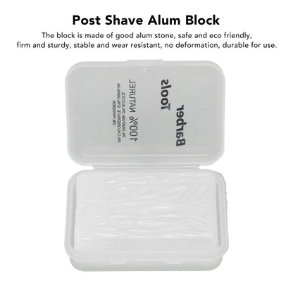 After Shave Alum Block Home Travel Portable Men Skin Soothing Post