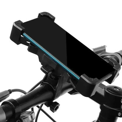 360° Fahrrad Handyhalter – mit Anti-Rutsch & Gravity-Lock