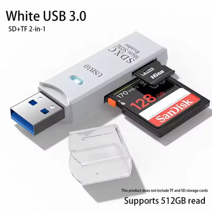 Multifunctional 2-in-1 card reader USB 3.0/2.0 