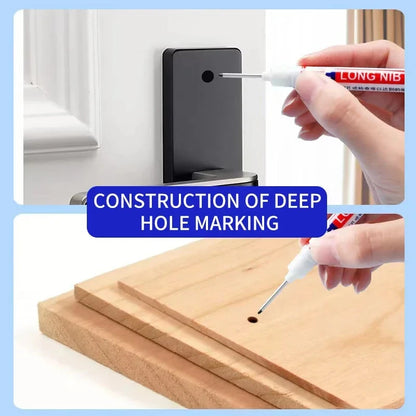 Deep Hole Marker 20mm Long Tip – For metal, wood and tight spaces 