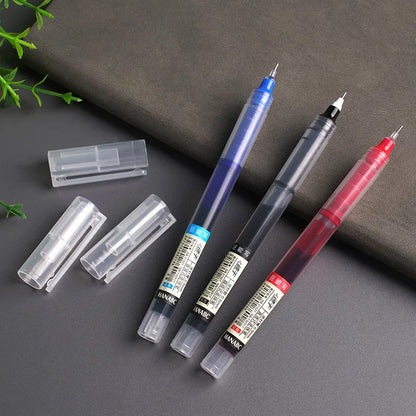Set of 10 direct-fill rollerball pens 