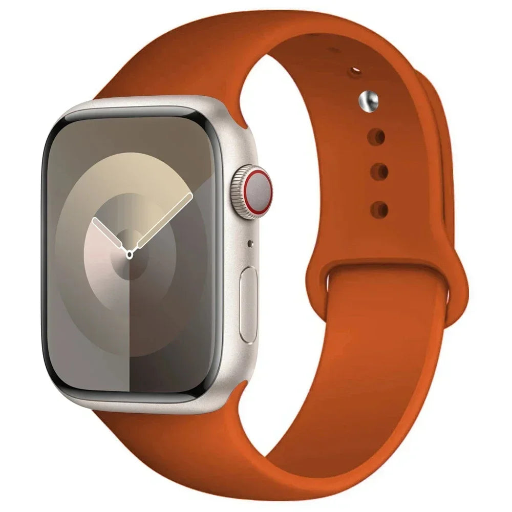 Silikon-Sportarmband Für Apple Watch Armband 49 Mm 44 Mm 45 Mm 40 Mm 41 Mm 42 Mm 38 Mm Armband Iwatch Serie 9 8 7 6 5 4 3SE Ultra 2 Correa