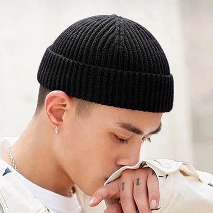 Knitted wool hat – unisex beanie 