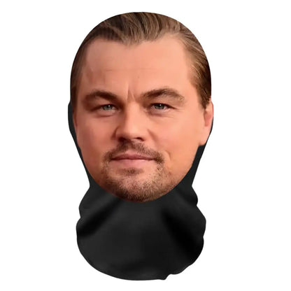 3Dpattern Mesh Gesichtsmaske Kopfbedeckung Party Cosplay Requisiten Lustiges Gesicht Bedrucktes Kopftuch Berühmte Person Eisseide Sonnencreme Kopfmaske