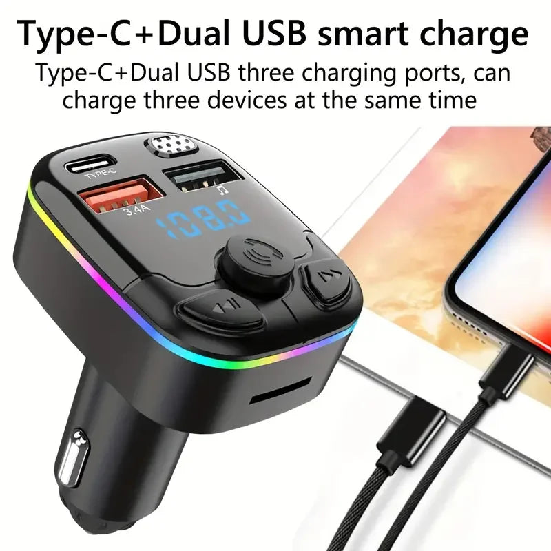 Bluetooth Auto Adapter – Kompakter Musikplayer für das Fahrzeug