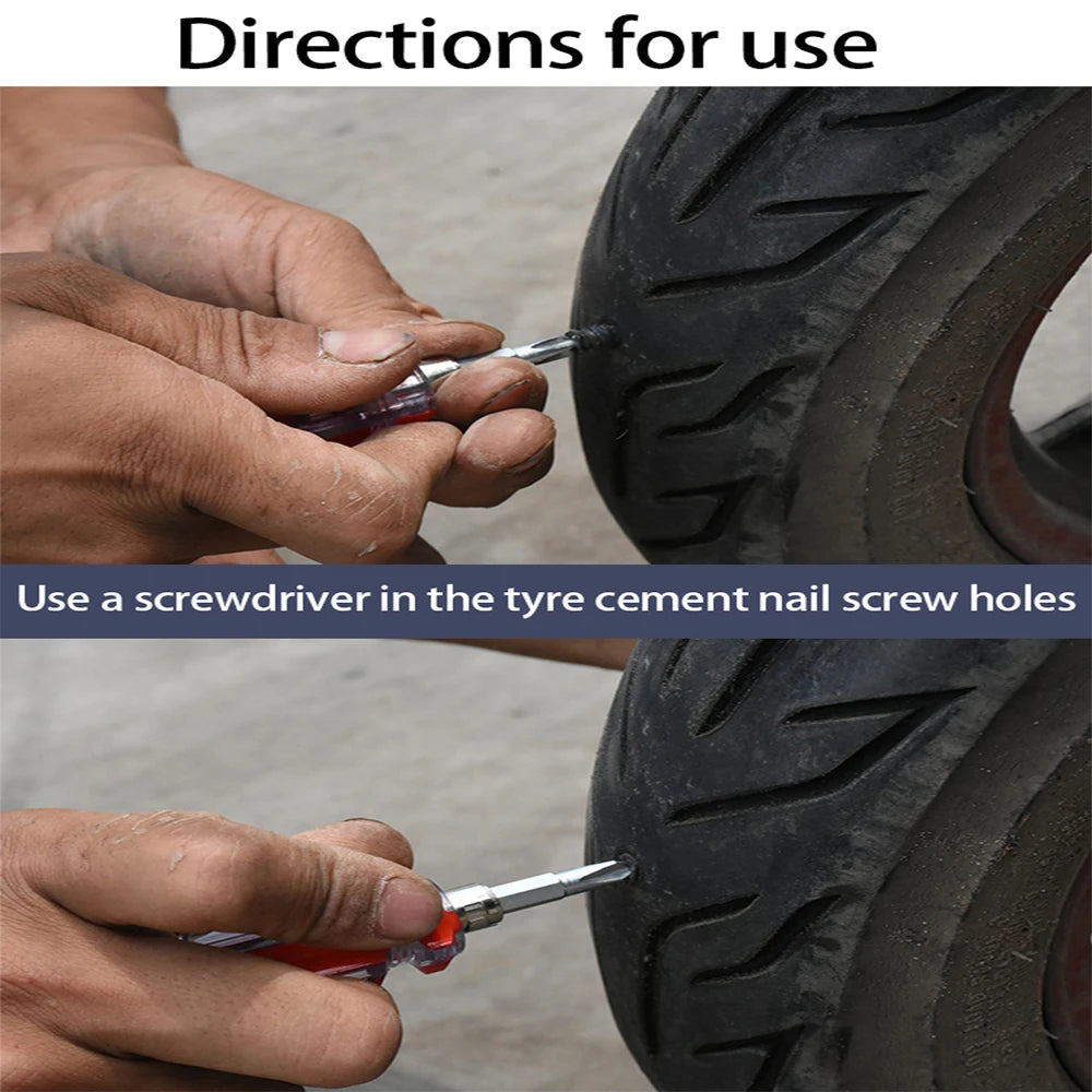 10/30 pieces tire repair rubber nails – Universal set for cars,