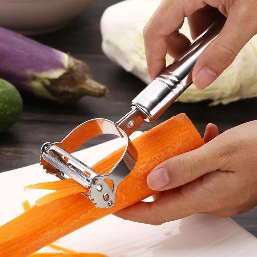 Hochwertige Edelstahl Kartoffel Gurke Karotte Reibe Julienne Schäler Gemüse Obst Schäler Gemüse Slicer