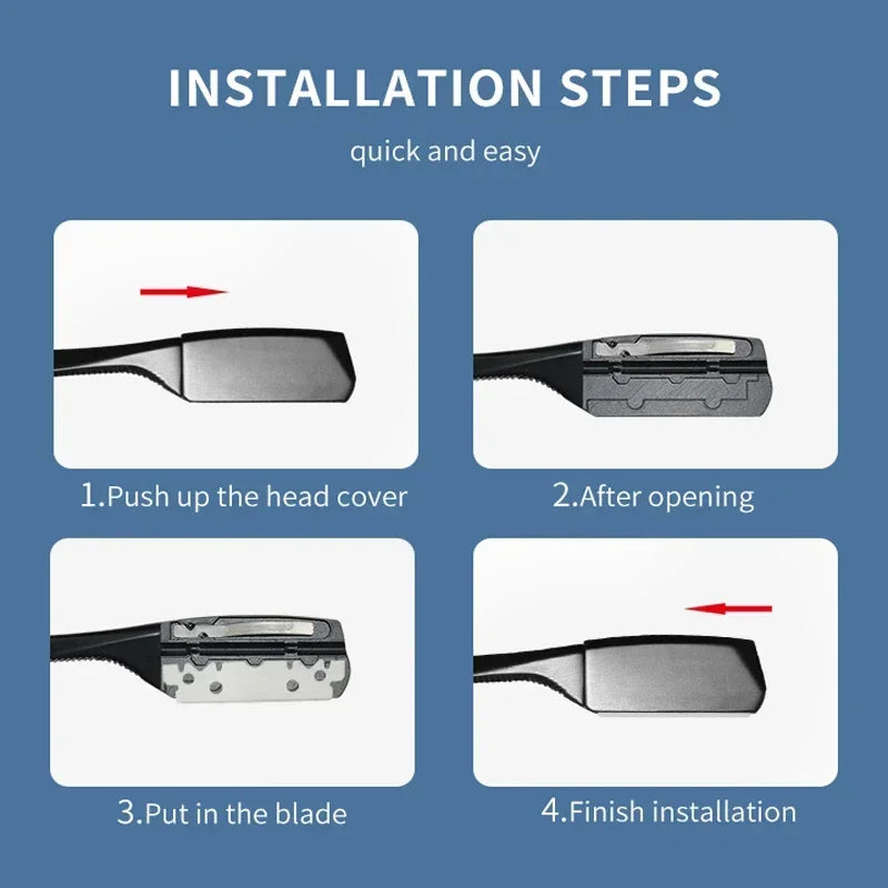 Professional razor made of zinc alloy 