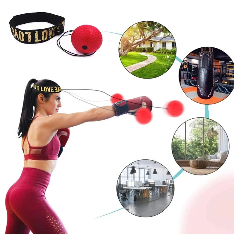 Box Reflex Ball mit Stirnband