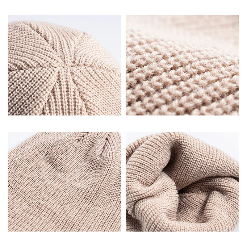 Knitted wool hat – unisex beanie 