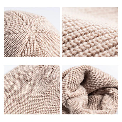 Knitted wool hat – unisex beanie 