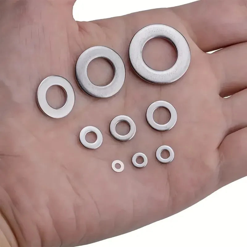 Edelstahl Unterlegscheiben Set (360–580 Stück)