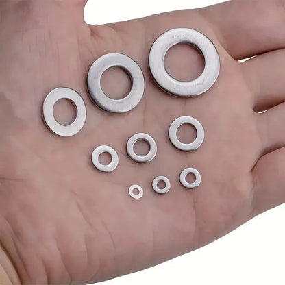 Edelstahl Unterlegscheiben Set (360–580 Stück)