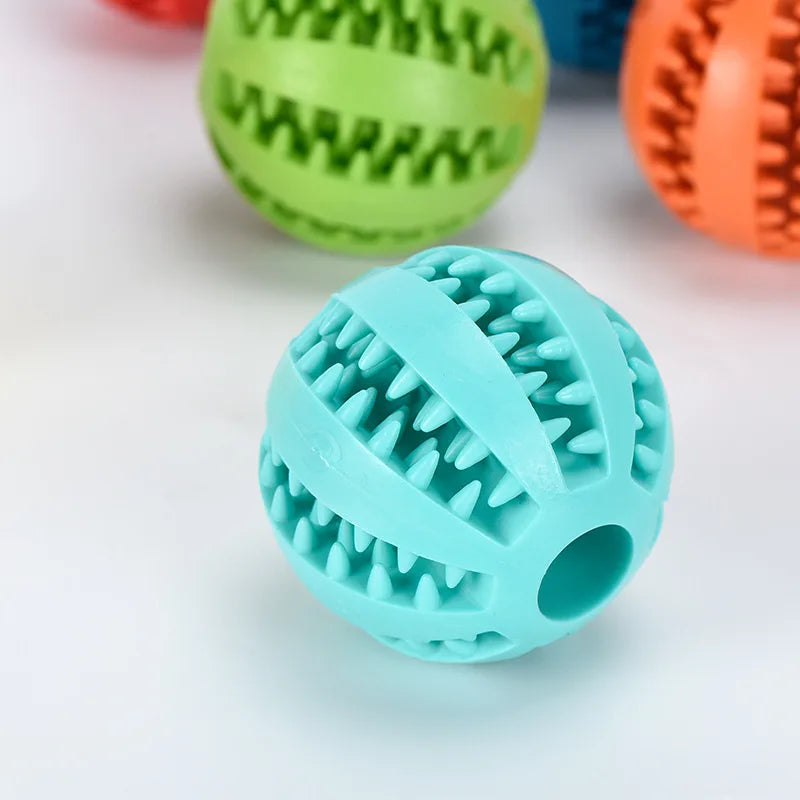 Naturgummi Hundespielball zur Zahnpflege