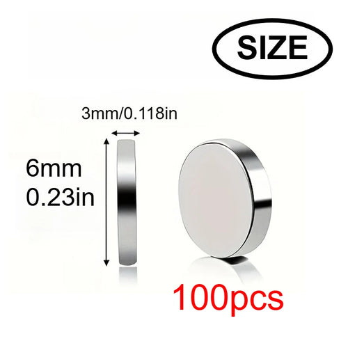 Mini whiteboard magnets 10×3 mm / 6×3 mm