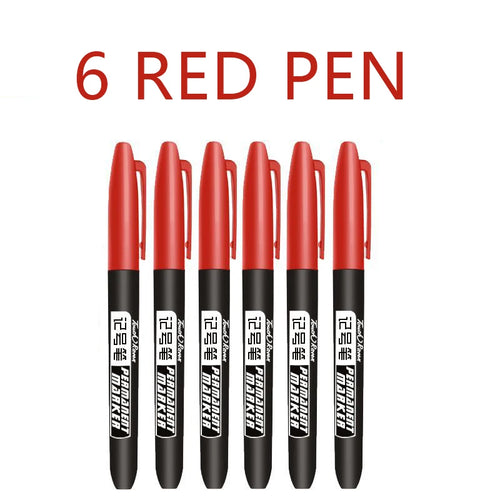 Permanent Marker Set Wasserdicht – 6 Stück