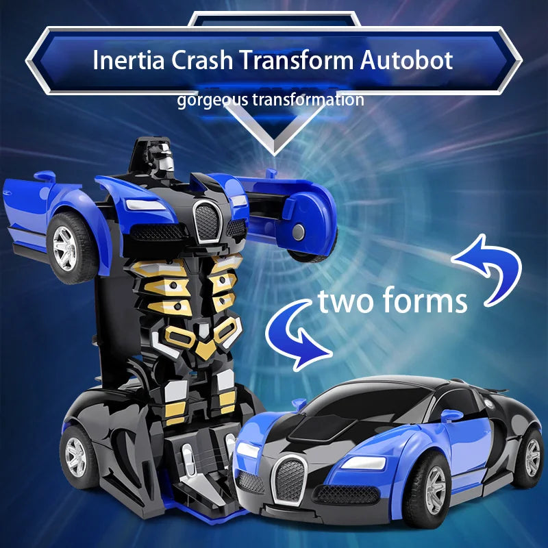 Transforming Robot Car Toy without Battery